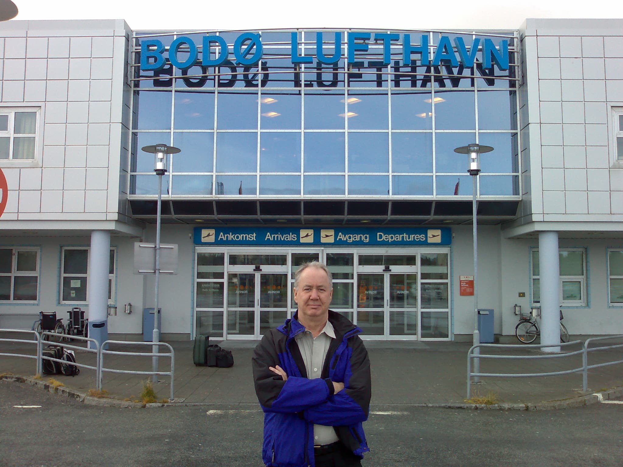 P. Stuckey McIntosh at Bodø Airport, Norway